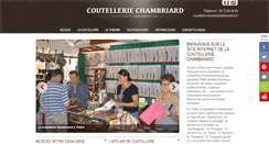 Desktop Screenshot of coutellerie-chambriard.com